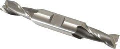 OSG - 13mm, 1-1/8" LOC, 5/8" Shank Diam, 4-1/2" OAL, 2 Flute, Cobalt Square End Mill - Double End, Uncoated, Spiral Flute, 30° Helix, Centercutting, Right Hand Cut, Right Hand Flute, Series 582 - Eagle Tool & Supply