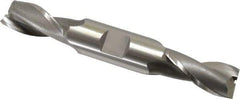 OSG - 17mm, 1-5/16" LOC, 3/4" Shank Diam, 5" OAL, 2 Flute, Cobalt Square End Mill - Double End, Uncoated, Spiral Flute, 30° Helix, Centercutting, Right Hand Cut, Right Hand Flute, Series 582 - Eagle Tool & Supply
