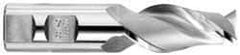 OSG - 7/8", 1-7/8" LOC, 7/8" Shank Diam, 4-1/8" OAL, 2 Flute, Cobalt Square End Mill - Single End, Uncoated, Spiral Flute, 45° Helix, Centercutting, Right Hand Cut, Right Hand Flute, Series 530 - Eagle Tool & Supply