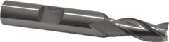 OSG - 5/16", 3/4" LOC, 3/8" Shank Diam, 2-1/2" OAL, 3 Flute, Cobalt Square End Mill - Single End, Uncoated, Spiral Flute, 30° Helix, Centercutting, Right Hand Cut, Right Hand Flute, Series 531 - Eagle Tool & Supply