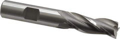 OSG - 1/2", 1-1/4" LOC, 1/2" Shank Diam, 3-1/4" OAL, 3 Flute, Cobalt Square End Mill - Single End, Uncoated, Spiral Flute, 30° Helix, Centercutting, Right Hand Cut, Right Hand Flute, Series 531 - Eagle Tool & Supply