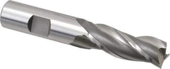 OSG - 5/8", 1-5/8" LOC, 5/8" Shank Diam, 3-3/4" OAL, 3 Flute, Cobalt Square End Mill - Single End, Uncoated, Spiral Flute, 30° Helix, Centercutting, Right Hand Cut, Right Hand Flute, Series 531 - Eagle Tool & Supply
