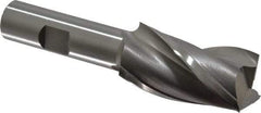 OSG - 1", 1-7/8" LOC, 5/8" Shank Diam, 4" OAL, 3 Flute, Cobalt Square End Mill - Single End, Uncoated, Spiral Flute, 30° Helix, Centercutting, Right Hand Cut, Right Hand Flute, Series 531 - Eagle Tool & Supply