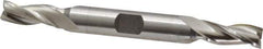 OSG - 5/16", 3/4" LOC, 3/8" Shank Diam, 3-1/2" OAL, 3 Flute, Cobalt Square End Mill - Double End, Uncoated, Spiral Flute, 30° Helix, Centercutting, Right Hand Cut, Right Hand Flute, Series 532 - Eagle Tool & Supply