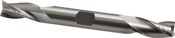 OSG - 3/8", 3/4" LOC, 3/8" Shank Diam, 3-1/2" OAL, 3 Flute, Cobalt Square End Mill - Double End, Uncoated, Spiral Flute, 30° Helix, Centercutting, Right Hand Cut, Right Hand Flute, Series 532 - Eagle Tool & Supply