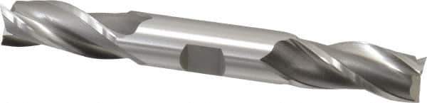 OSG - 5/8", 1-3/8" LOC, 5/8" Shank Diam, 5" OAL, 3 Flute, Cobalt Square End Mill - Double End, Uncoated, Spiral Flute, 30° Helix, Centercutting, Right Hand Cut, Right Hand Flute, Series 532 - Eagle Tool & Supply
