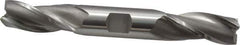 OSG - 3/4", 1-5/8" LOC, 3/4" Shank Diam, 5-5/8" OAL, 3 Flute, Cobalt Square End Mill - Double End, Uncoated, Spiral Flute, 30° Helix, Centercutting, Right Hand Cut, Right Hand Flute, Series 532 - Eagle Tool & Supply