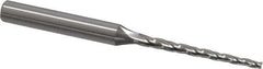 OSG - 1° Taper Angle per Side, 1/16" Small End Diam, 1" LOC, Cobalt 3 Flute Tapered Square End Mill - 2-1/4" OAL, 3/16" Shank Diam, Spiral Flute, 25° Helix - Eagle Tool & Supply