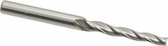 OSG - 1° Taper Angle per Side, 1/8" Small End Diam, 1" LOC, Cobalt 3 Flute Tapered Square End Mill - 2-1/4" OAL, 3/16" Shank Diam, Spiral Flute, 25° Helix - Eagle Tool & Supply