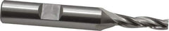 OSG - 1° Taper Angle per Side, 3/16" Small End Diam, 3/4" LOC, Cobalt 3 Flute Tapered Square End Mill - 2-5/8" OAL, 3/8" Shank Diam, Spiral Flute, 25° Helix - Eagle Tool & Supply