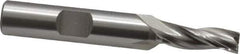 OSG - 1° Taper Angle per Side, 1/4" Small End Diam, 3/4" LOC, Cobalt 3 Flute Tapered Square End Mill - 2-1/2" OAL, 3/8" Shank Diam, Spiral Flute, 25° Helix - Eagle Tool & Supply