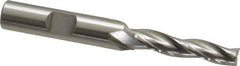 OSG - 1° Taper Angle per Side, 1/4" Small End Diam, 1-1/4" LOC, Cobalt 3 Flute Tapered Square End Mill - 3" OAL, 3/8" Shank Diam, Spiral Flute, 25° Helix - Eagle Tool & Supply