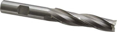 OSG - 1° Taper Angle per Side, 1/2" Small End Diam, 2-1/4" LOC, Cobalt 3 Flute Tapered Square End Mill - 4-1/4" OAL, 1/2" Shank Diam, Spiral Flute, 25° Helix - Eagle Tool & Supply