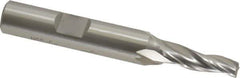 OSG - 3° Taper Angle per Side, 3/16" Small End Diam, 3/4" LOC, Cobalt 3 Flute Tapered Square End Mill - 2-5/8" OAL, 3/8" Shank Diam, Spiral Flute, 25° Helix - Eagle Tool & Supply