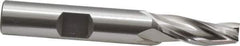 OSG - 3° Taper Angle per Side, 1/4" Small End Diam, 3/4" LOC, Cobalt 3 Flute Tapered Square End Mill - 2-1/2" OAL, 3/8" Shank Diam, Spiral Flute, 25° Helix - Eagle Tool & Supply