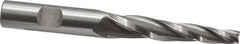 OSG - 3° Taper Angle per Side, 1/4" Small End Diam, 2-1/4" LOC, Cobalt 3 Flute Tapered Square End Mill - 4-1/4" OAL, 1/2" Shank Diam, Spiral Flute, 25° Helix - Eagle Tool & Supply