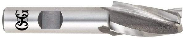 OSG - 3° Taper Angle per Side, 1/8" Small End Diam, 1" LOC, Cobalt 3 Flute Tapered Square End Mill - 2-7/8" OAL, 3/8" Shank Diam, Spiral Flute, 25° Helix - Eagle Tool & Supply