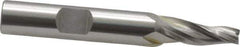 OSG - 5° Taper Angle per Side, 3/16" Small End Diam, 3/4" LOC, Cobalt 3 Flute Tapered Square End Mill - 2-9/16" OAL, 3/8" Shank Diam, Spiral Flute, 25° Helix - Eagle Tool & Supply