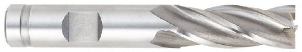 OSG - 1-1/2", 2" LOC, 1-1/4" Shank Diam, 4-1/2" OAL, 6 Flute, Cobalt Square End Mill - Eagle Tool & Supply