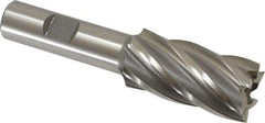 OSG - 15/16", 1-7/8" LOC, 5/8" Shank Diam, 4" OAL, 6 Flute, Cobalt Square End Mill - Single End, Uncoated, Spiral Flute, 30° Helix, Right Hand Cut, Right Hand Flute, Series 540 - Eagle Tool & Supply