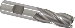 OSG - 3/4", 1-5/8" LOC, 3/4" Shank Diam, 3-7/8" OAL, 4 Flute, Cobalt Square End Mill - Single End, Uncoated, Spiral Flute, 30° Helix, Right Hand Cut, Right Hand Flute, Series 540 - Eagle Tool & Supply