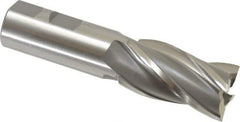 OSG - 1", 1-7/8" LOC, 7/8" Shank Diam, 4-1/8" OAL, 4 Flute, Cobalt Square End Mill - Single End, Uncoated, Spiral Flute, 30° Helix, Right Hand Cut, Right Hand Flute, Series 540 - Eagle Tool & Supply