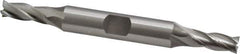 OSG - 1/4", 5/8" LOC, 3/8" Shank Diam, 3-3/8" OAL, 4 Flute, Cobalt Square End Mill - Double End, Uncoated, Spiral Flute, 30° Helix, Right Hand Cut, Right Hand Flute, Series 542 - Eagle Tool & Supply