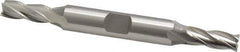 OSG - 17/64", 11/16" LOC, 3/8" Shank Diam, 3-3/8" OAL, 4 Flute, Cobalt Square End Mill - Double End, Uncoated, Spiral Flute, 30° Helix, Right Hand Cut, Right Hand Flute, Series 542 - Eagle Tool & Supply