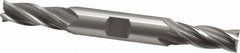 OSG - 13/32", 1" LOC, 1/2" Shank Diam, 4-1/8" OAL, 4 Flute, Cobalt Square End Mill - Double End, Uncoated, Spiral Flute, 30° Helix, Right Hand Cut, Right Hand Flute, Series 542 - Eagle Tool & Supply