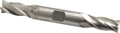 OSG - 29/64", 1" LOC, 1/2" Shank Diam, 4-1/8" OAL, 4 Flute, Cobalt Square End Mill - Double End, Uncoated, Spiral Flute, 30° Helix, Right Hand Cut, Right Hand Flute, Series 542 - Eagle Tool & Supply