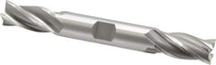 OSG - 1/2", 1" LOC, 1/2" Shank Diam, 4-1/8" OAL, 4 Flute, Cobalt Square End Mill - Double End, Uncoated, Spiral Flute, 30° Helix, Right Hand Cut, Right Hand Flute, Series 542 - Eagle Tool & Supply