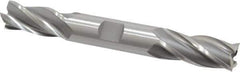 OSG - 5/8", 1-3/8" LOC, 5/8" Shank Diam, 5" OAL, 4 Flute, Cobalt Square End Mill - Double End, Uncoated, Spiral Flute, 30° Helix, Right Hand Cut, Right Hand Flute, Series 542 - Eagle Tool & Supply