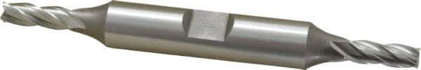 OSG - 3/16", 1/2" LOC, 3/8" Shank Diam, 3-1/4" OAL, 4 Flute, Cobalt Square End Mill - Double End, Uncoated, Spiral Flute, 30° Helix, Centercutting, Right Hand Cut, Right Hand Flute, Series 543 - Eagle Tool & Supply
