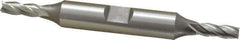OSG - 3/16", 1/2" LOC, 3/8" Shank Diam, 3-1/4" OAL, 4 Flute, Cobalt Square End Mill - Double End, Uncoated, Spiral Flute, 30° Helix, Centercutting, Right Hand Cut, Right Hand Flute, Series 543 - Eagle Tool & Supply