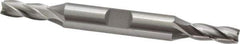 OSG - 1/4", 5/8" LOC, 3/8" Shank Diam, 3-3/8" OAL, 4 Flute, Cobalt Square End Mill - Double End, Uncoated, Spiral Flute, 30° Helix, Centercutting, Right Hand Cut, Right Hand Flute, Series 543 - Eagle Tool & Supply