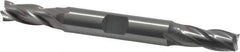 OSG - 5/16", 3/4" LOC, 3/8" Shank Diam, 3-1/2" OAL, 4 Flute, Cobalt Square End Mill - Double End, Uncoated, Spiral Flute, 30° Helix, Centercutting, Right Hand Cut, Right Hand Flute, Series 543 - Eagle Tool & Supply