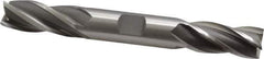 OSG - 5/8", 1-3/8" LOC, 5/8" Shank Diam, 5" OAL, 4 Flute, Cobalt Square End Mill - Double End, Uncoated, Spiral Flute, 30° Helix, Centercutting, Right Hand Cut, Right Hand Flute, Series 543 - Eagle Tool & Supply