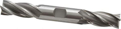 OSG - 3/4", 1-5/8" LOC, 3/4" Shank Diam, 5-5/8" OAL, 4 Flute, Cobalt Square End Mill - Double End, Uncoated, Spiral Flute, 30° Helix, Centercutting, Right Hand Cut, Right Hand Flute, Series 543 - Eagle Tool & Supply