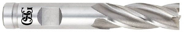 OSG - 2", 2" LOC, 2" Shank Diam, 5-3/4" OAL, 6 Flute, Cobalt Square End Mill - Eagle Tool & Supply