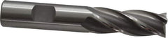 OSG - 5/8", 1-5/8" LOC, 5/8" Shank Diam, 3-3/4" OAL, 4 Flute, Cobalt Square End Mill - Single End, Uncoated, Spiral Flute, 30° Helix, Centercutting, Right Hand Cut, Right Hand Flute, Series 541 - Eagle Tool & Supply
