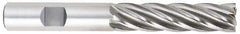 OSG - 1", 2" LOC, 1" Shank Diam, 4-1/2" OAL, 6 Flute, Cobalt Square End Mill - Single End, TiAlN Finish, Spiral Flute, 30° Helix, Centercutting, Right Hand Cut, Right Hand Flute, Series 541 - Eagle Tool & Supply