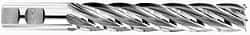 OSG - 1-1/4", 6" LOC, 1-1/4" Shank Diam, 8-1/2" OAL, 6 Flute, Cobalt Square End Mill - Single End, Uncoated, Spiral Flute, 30° Helix, Centercutting, Right Hand Cut, Right Hand Flute, Series 558 - Eagle Tool & Supply