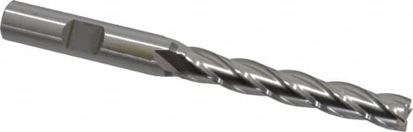 OSG - 5/16", 2" LOC, 3/8" Shank Diam, 3-3/4" OAL, 4 Flute, Cobalt Square End Mill - Eagle Tool & Supply