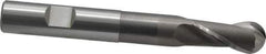 OSG - 1/2" Diam, 1" LOC, 2 Flute Cobalt Ball End Mill - Uncoated, Single End, 4" OAL, 1/2" Shank Diam, Spiral Flute - Eagle Tool & Supply