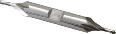 OSG - 1/8" Diam, 3/8" LOC, 2 Flute Cobalt Ball End Mill - Uncoated, Double End, 3-1/16" OAL, 3/8" Shank Diam, Spiral Flute - Eagle Tool & Supply
