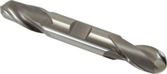 OSG - 5/8" Diam, 1-1/8" LOC, 2 Flute Cobalt Ball End Mill - Uncoated, Double End, 4-1/2" OAL, 5/8" Shank Diam, Spiral Flute - Eagle Tool & Supply