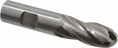 OSG - 3/4" Diam, 1-5/8" LOC, 4 Flute Cobalt Ball End Mill - Uncoated, Single End, 3-7/8" OAL, 3/4" Shank Diam, Spiral Flute - Eagle Tool & Supply