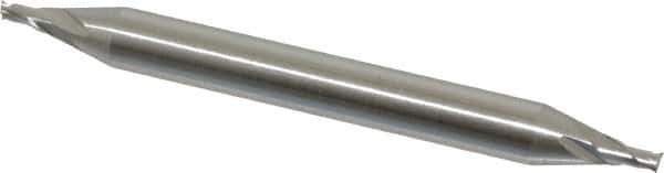 OSG - 5/64", 1/8" LOC, 3/16" Shank Diam, 2" OAL, 2 Flute, Cobalt Square End Mill - Double End, Uncoated, Spiral Flute, 30° Helix, Centercutting, Right Hand Cut, Right Hand Flute, Series 562 - Eagle Tool & Supply