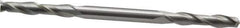 OSG - 3/16", 1" LOC, 3/16" Shank Diam, 3-3/8" OAL, 2 Flute, Cobalt Square End Mill - Double End, Uncoated, Spiral Flute, 30° Helix, Centercutting, Right Hand Cut, Right Hand Flute, Series 564 - Eagle Tool & Supply