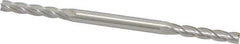 OSG - 5/32", 7/8" LOC, 3/16" Shank Diam, 3-1/4" OAL, 4 Flute, Cobalt Square End Mill - Double End, Uncoated, Spiral Flute, 30° Helix, Centercutting, Right Hand Cut, Right Hand Flute, Series 568 - Eagle Tool & Supply